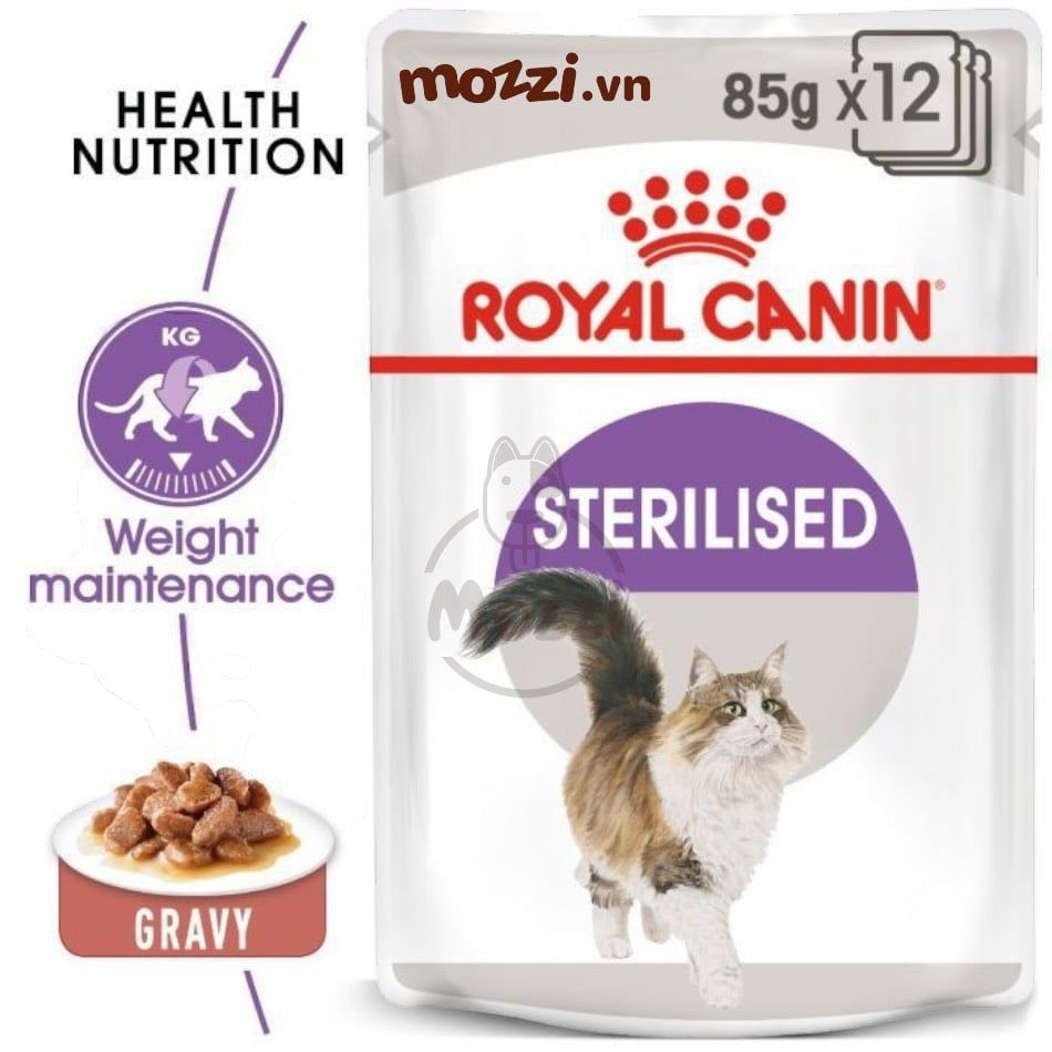 Pate cho mèo Triệt sản Sterilised Royal Canin