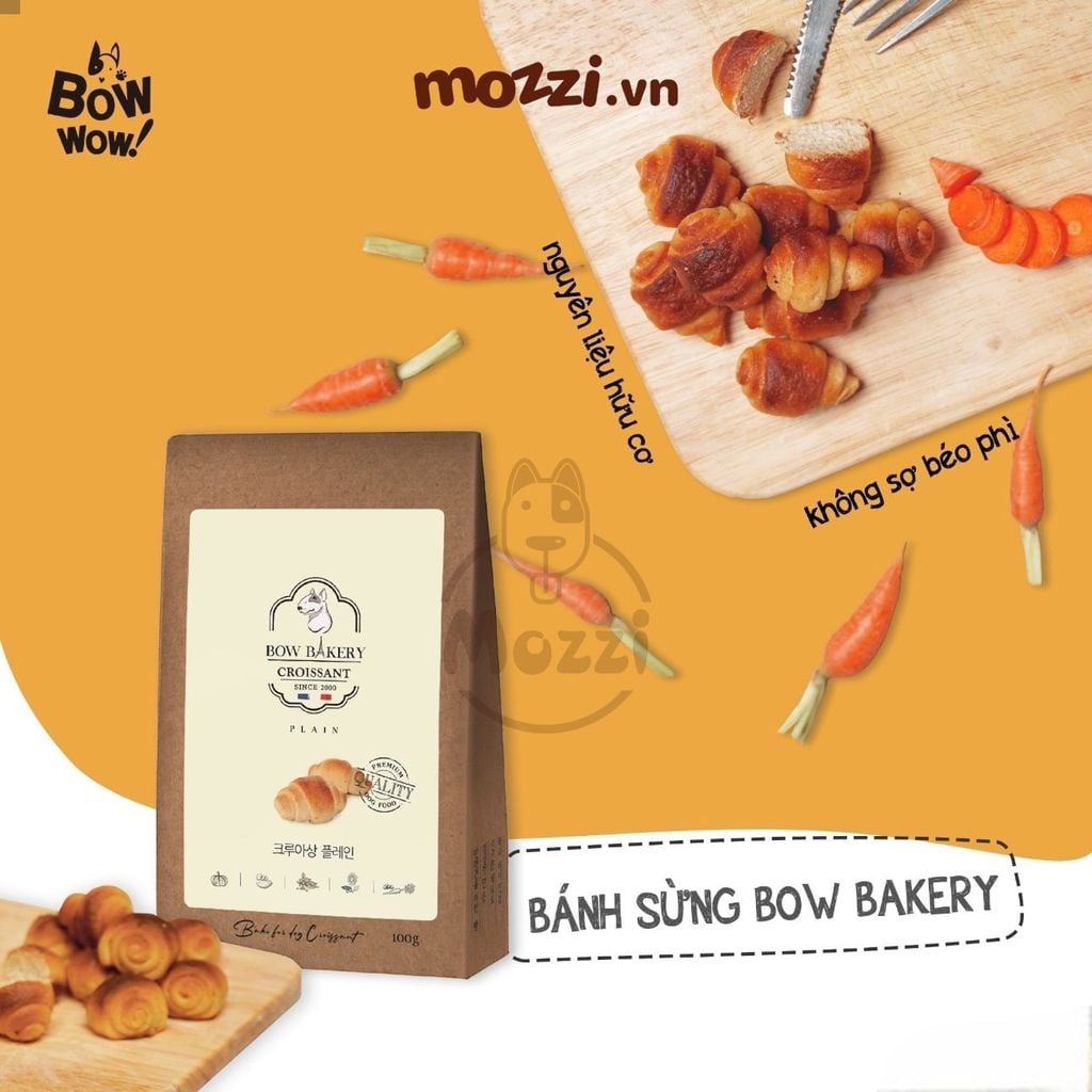 Snack cho chó Bánh sừng Bowwow 100gr