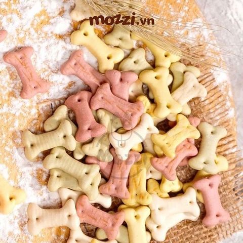  Snack cho chó Bánh bích quy hỗn hợp Bowwow 220gr 