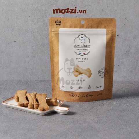  Snack cho chó Bánh cookies yến mạch Bowwow 200gr 