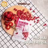  Bowwow Phô mai cuộn thịt gà 120gr cho chó mèo 