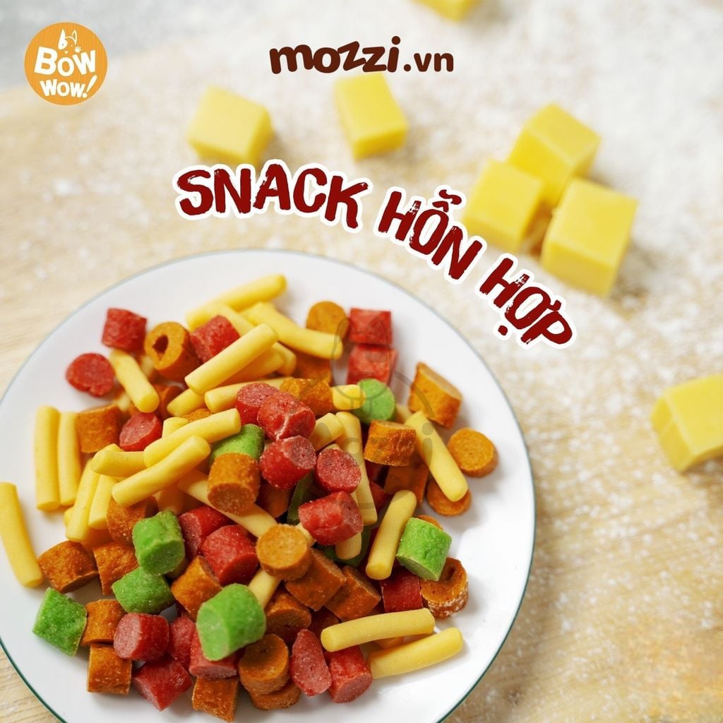 Snack cho chó Sandwich Snack hỗn hợp Bowwow