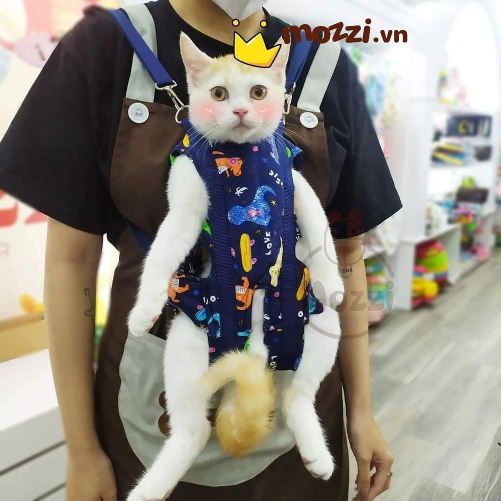 Địu Thái Lan họa tiết nhiều màu cho chó mèo [Giao màu ngẫu nhiên]