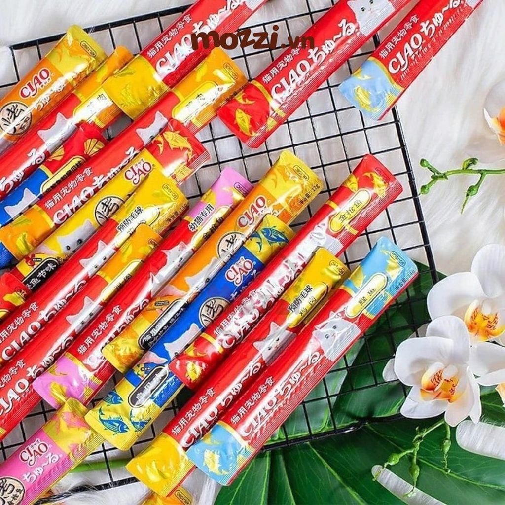 Súp thưởng cho mèo Ciao gói 4 thanh đủ vị
