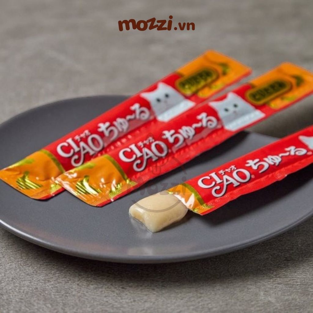 Súp thưởng cho mèo Ciao gói 4 thanh đủ vị