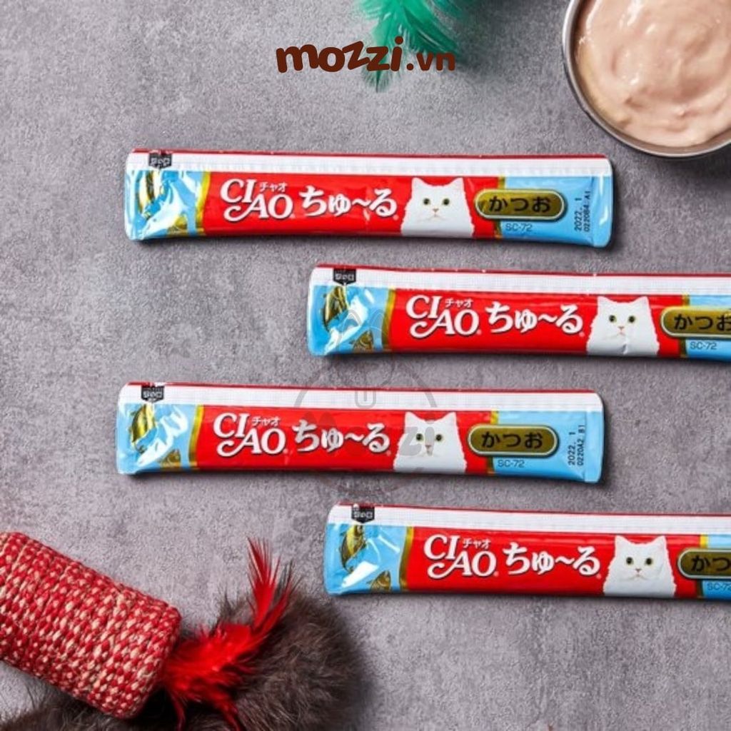 Súp thưởng cho mèo Ciao gói 4 thanh đủ vị