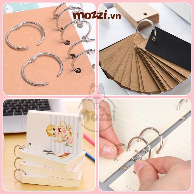 Khoen móc thẻ tên - đóng gáy sổ (Lòng khoen 2cm)