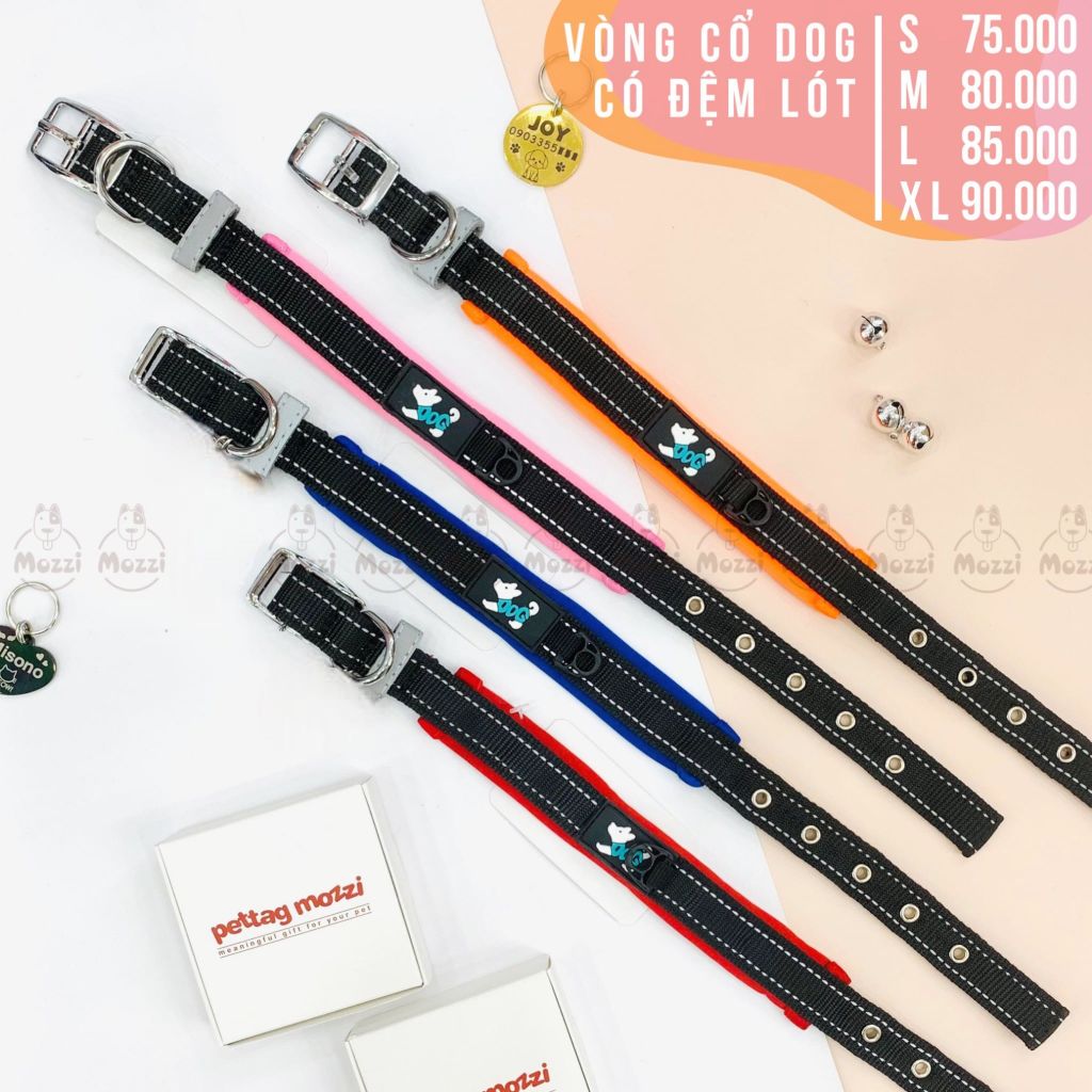 Vòng cổ DOG có đệm lót mềm
