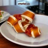  Snack cho chó Xương Que cuốn thịt gà Doggyman 