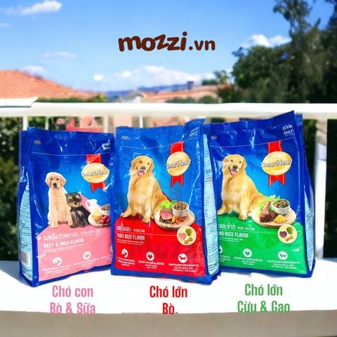  [1.5kg - 3kg] Thức ăn hạt SmartHeart cho chó con và chó lớn 