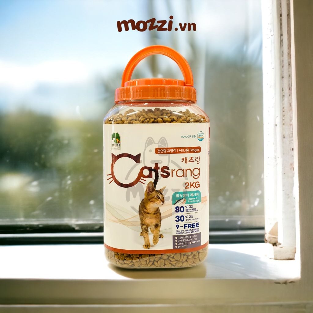 Thức ăn hạt Catsrang cho mèo mọi lứa tuổi [400g - 2kg - 5kg]