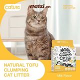  [7L] Cát vệ sinh cho mèo Tofu Cature mix Đậu nành + Xi măng + Gỗ cho mèo 