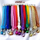  Vòng cổ Handmade hạt charm tên theo yêu cầu có thể thu nới (inbox cân nặng) 