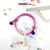 Vòng cổ Handmade hạt charm tên theo yêu cầu có thể thu nới (inbox cân nặng)