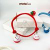 Vòng cổ Handmade gắn chuông thú có thể thu nới (inbox cân nặng)