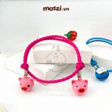  Vòng cổ Handmade gắn chuông thú có thể thu nới (inbox cân nặng) 