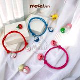  Lục lạc chuông hình thú gắn vòng cổ móc khóa 