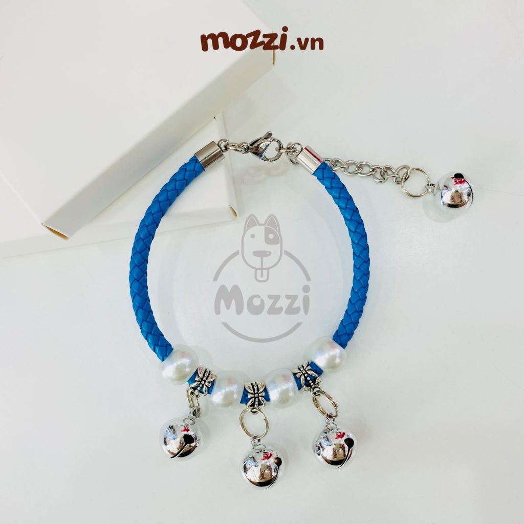 Vòng cổ hạt charm mix ngẫu nhiên dễ thương cho chó mèo