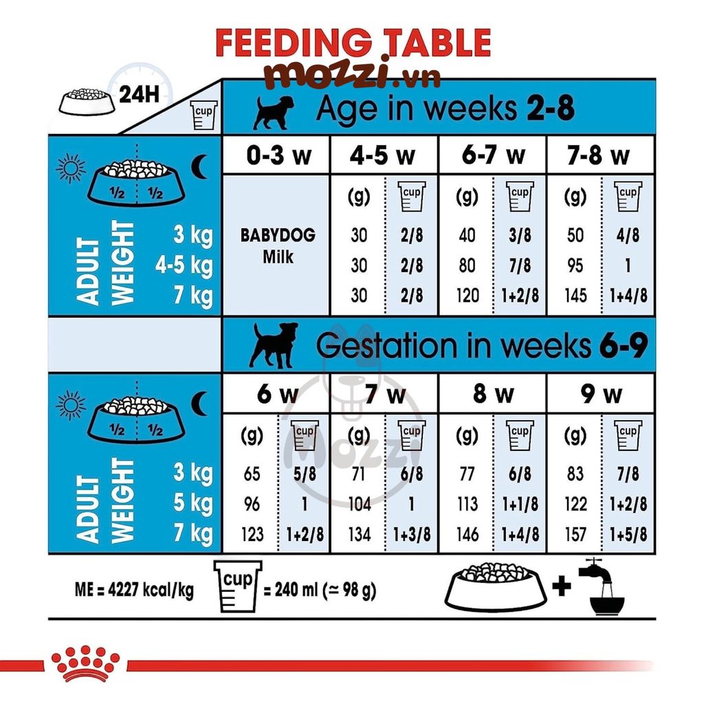 Thức ăn hạt Royal Canin Mini Starter cho chó mẹ và chó con