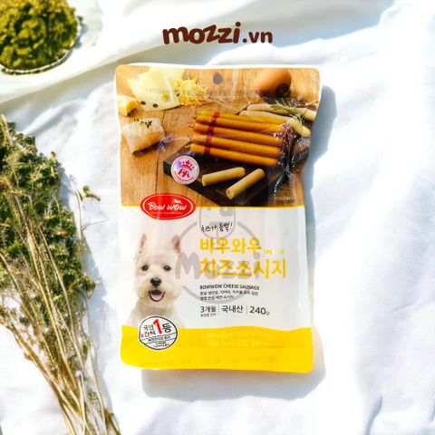  Snack cho chó Xúc xích phô mai BowWow bổ dưỡng 
