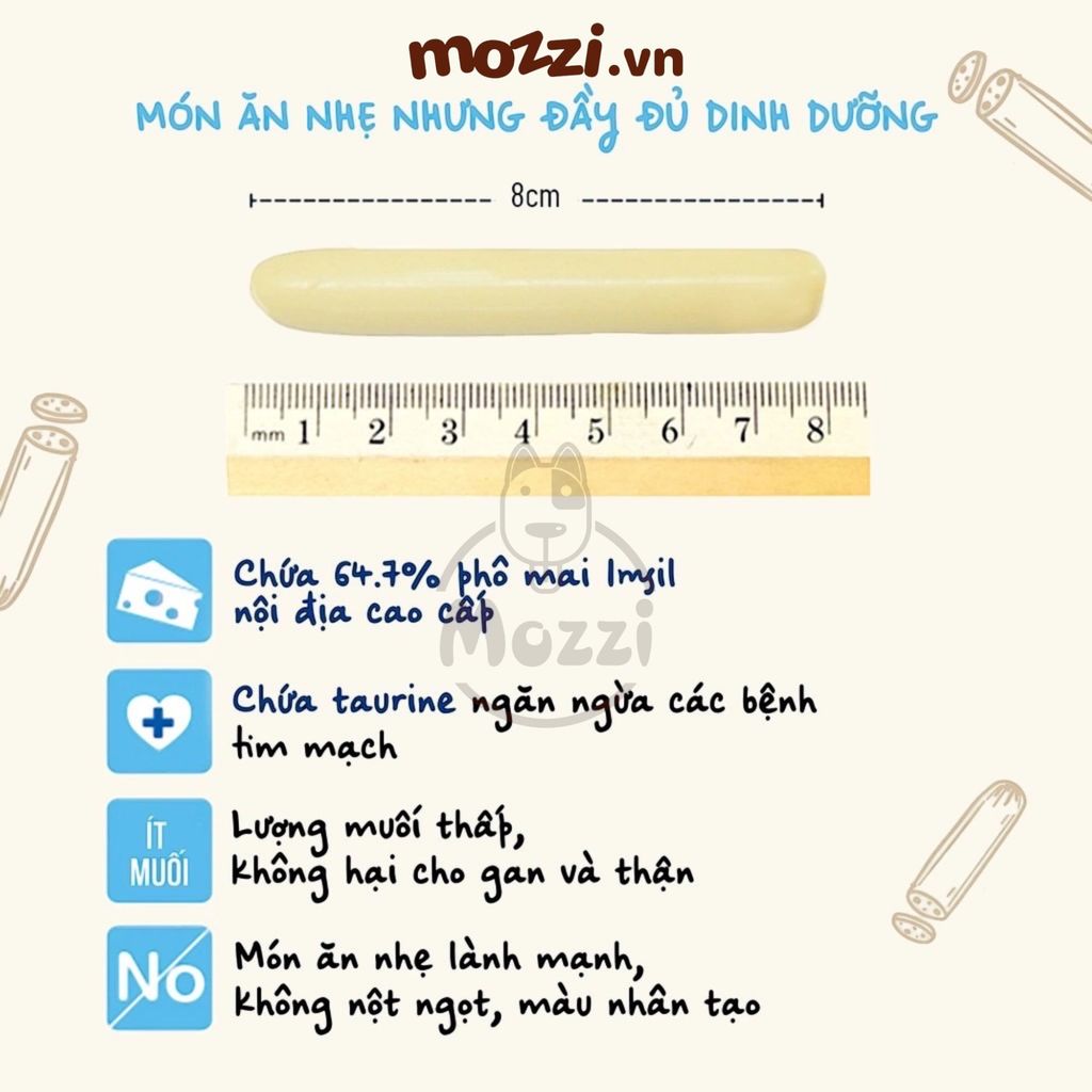 Snack cho mèo Xúc xích thịt hun khói Meowow 70gr bổ dưỡng