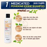  Sữa tắm Budle’Budle Chăm sóc da Vảy gàu Viêm da Ve bọ chét 300gr cho chó 