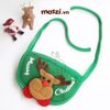 Bộ Nón và Yếm cổ Noel hình nổi cho chó mèo