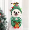 Bộ Nón và Yếm cổ Noel hình nổi cho chó mèo