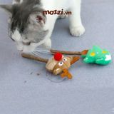  Cat Toys Đồ chơi tay cầm gỗ catnip cho mèo 