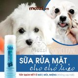  Sữa rửa mặt tẩy ố vùng mắt Spa Tropiclean vệ sinh mắt Chai 236ml cho chó mèo 