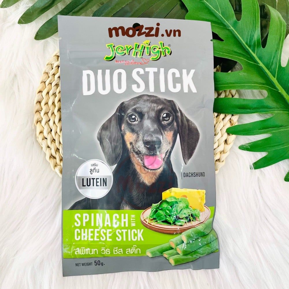 Snack cho chó Que mềm Duo Stick Jerhigh gói 50gr