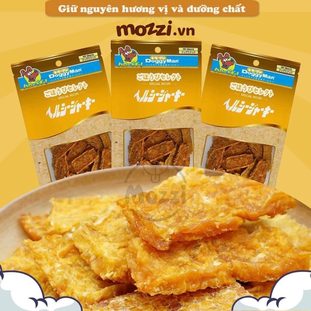 Snack cho chó Thịt gà sấy giòn Doggyman (xúc xích, thanh gà, miếng gà, gân gà tây, chip cá ZÒN)
