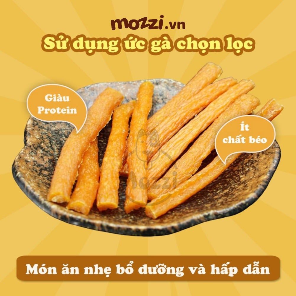Snack cho chó Thịt gà sấy giòn Doggyman (xúc xích, thanh gà, miếng gà, gân gà tây, chip cá ZÒN)