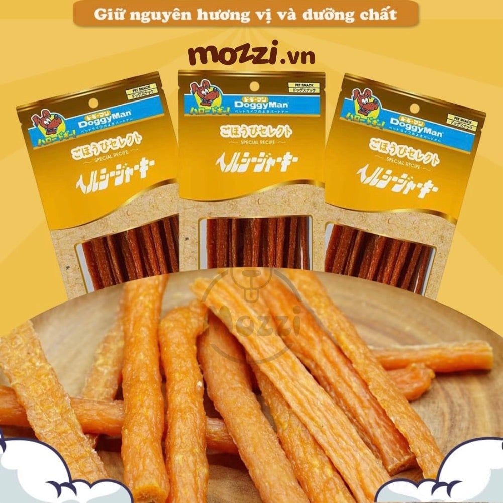 Snack cho chó Thịt gà sấy giòn Doggyman (xúc xích, thanh gà, miếng gà, gân gà tây, chip cá ZÒN)