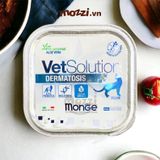  Pate cho chó mèo Monge Vetsolution Dermatosis Trị viêm da và rụng lông 
