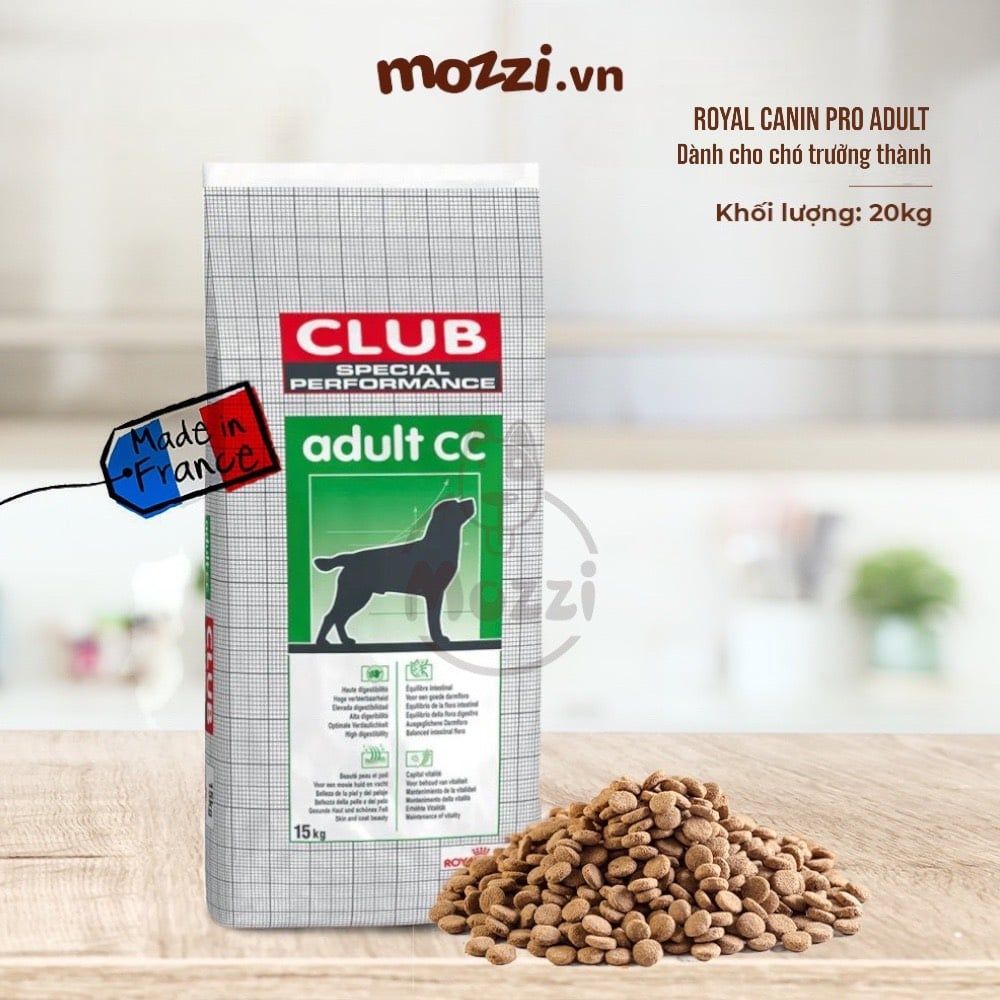 [20kg] Thức ăn hạt Royal Canin Club Pro cho chó Puppy Adult