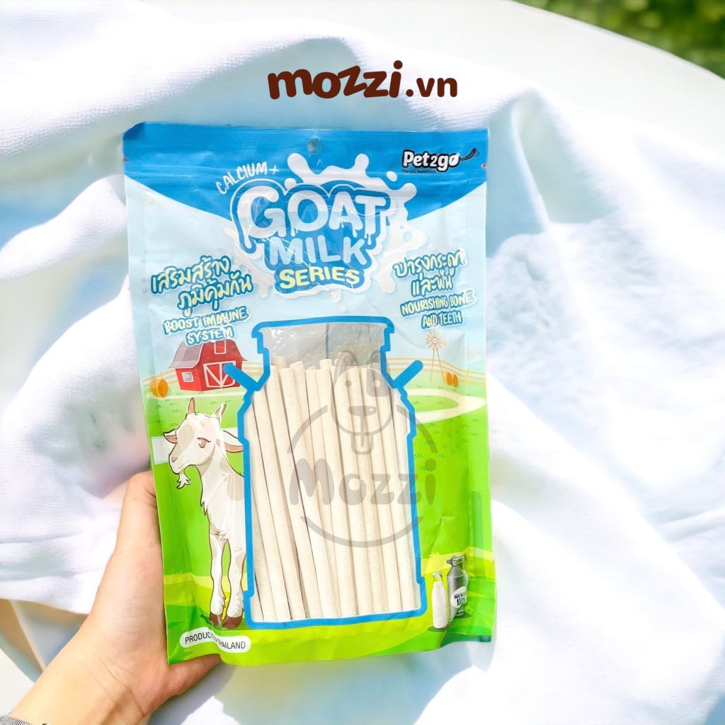 Snack cho chó Xương sữa dê mềm Goat Milk Pet2Go Thái Lan