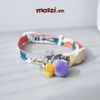 Feli Vòng cổ cotton lục lạc bông cho chó mèo nhỏ