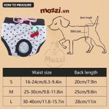  Tã bỉm quần vải PetStyle dạng dây rút lót tã cho chó cái 