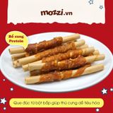  Snack cho chó Xương Que cuốn thịt gà Doggyman 
