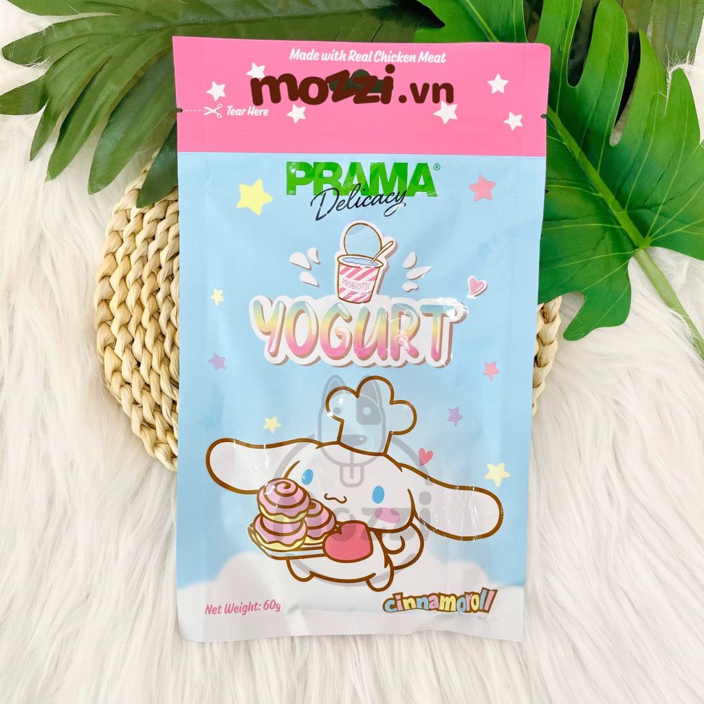 Snack cho chó Ăn vặt dạng mềm Prama gói 70gr Thái Lan