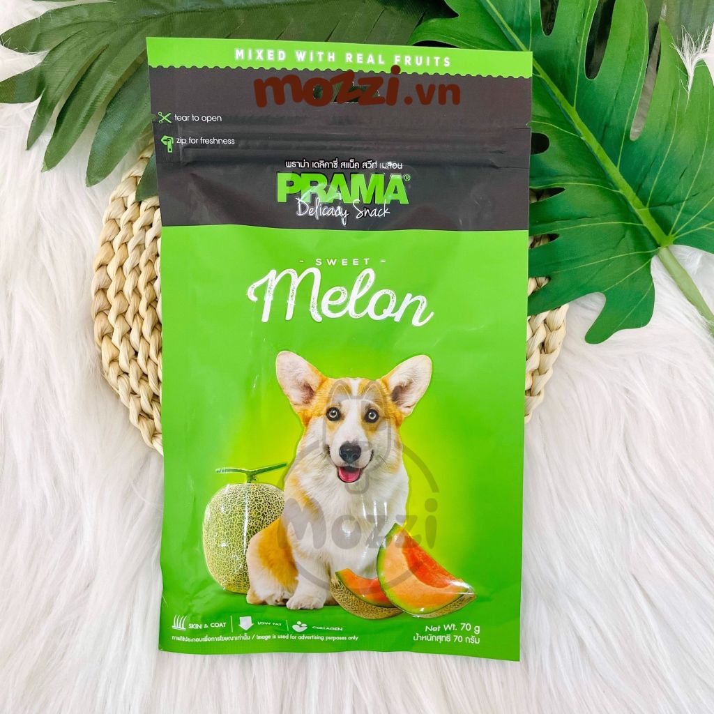 Snack cho chó Ăn vặt dạng mềm Prama gói 70gr Thái Lan