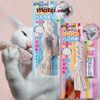 CattyMan Đồ chơi catnip cotton lông gà hình que cho mèo