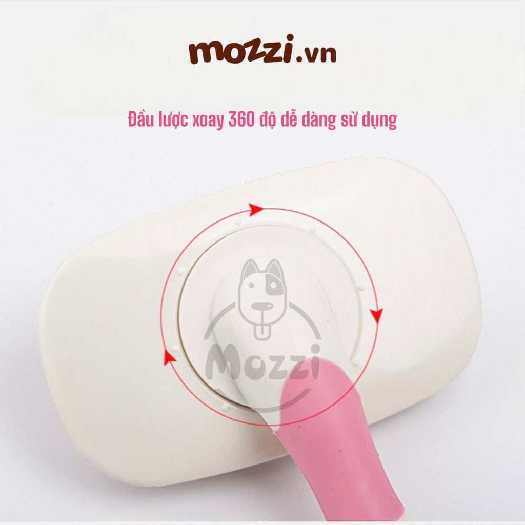 Lược chải lông chó mèo Peto xoay 360 độ chải phồng và lấy lông rụng