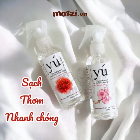  Tắm khô Yú hương hoa thơm lâu dạng xịt cho chó mèo Chai 145ml 