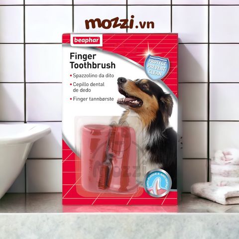  Beaphar Bàn chải đánh răng đeo ngón tay 