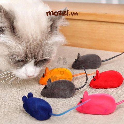  Chuột giả đồ chơi âm thanh cho chó mèo 
