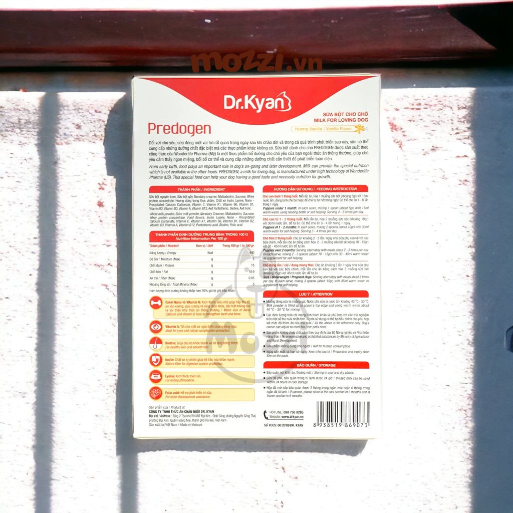 Sữa bột cho chó Predogen Dr.Kyan [100g - 400g]