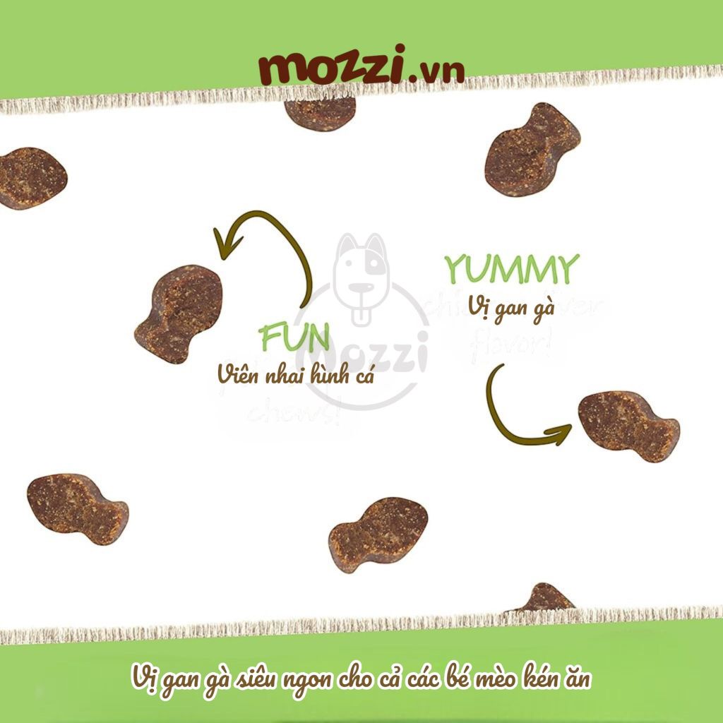 Viên nhai tiêu búi lông Hairball Pet Naturals cho mèo