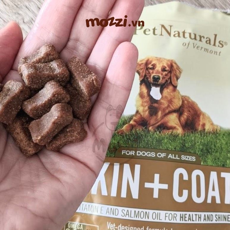 Viên dưỡng da lông móng Skin&Coat Pet Naturals cho chó
